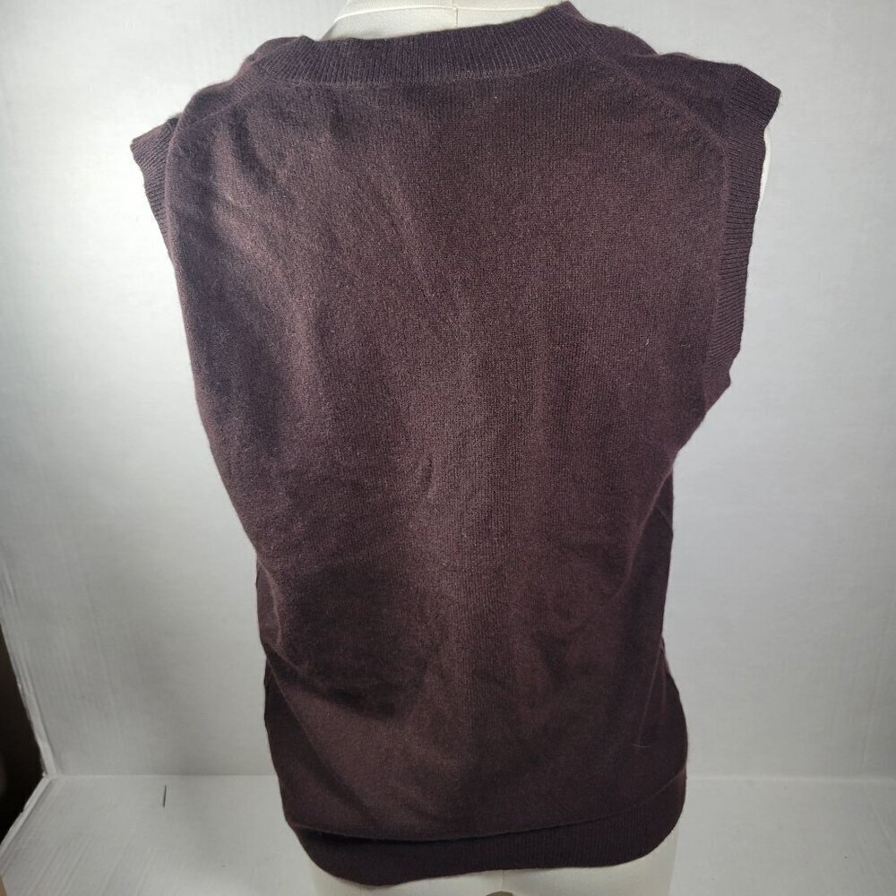 Madewell Womens XS Cashmere V-Neck Sleeveless Sweater Top Size XS - Picture 4 of 10